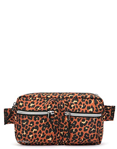 Mi Pac Utility Pack: Nylon Leopard Black Riñonera de Marcha 22 Centimeters 1.7 Multicolor