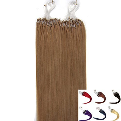 Xiaonibang Hair Extensions Indian Remy Human Hair Grade Hair 100s 18'' (27 Dark Blonde)