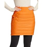 BALEAF Women's 17" Puffer Quilted Skirt Lightweight Insulated Warm Snow Skirts Hiking Running Gol...