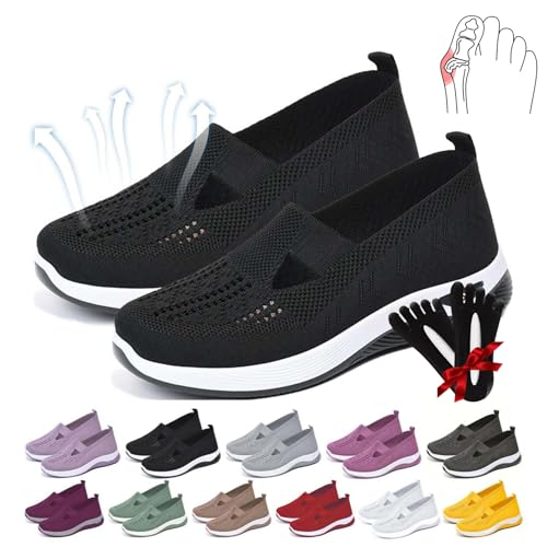 Addenno Womens Shoes, 2025 New Women's Casual Breathable Slip on Orthopaedic Walking Sneakers, Orthopedic Shoes for Women