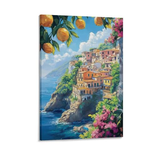 Toile Portofino affiche d'art moderne pour raviver un mur vide