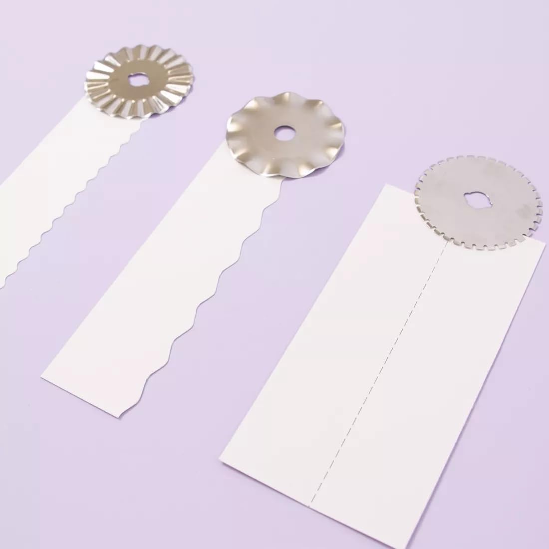 Craftelier Rotary Cutter, Wheel Cutter for Smooth & Shaped Blades, Ideal for Craft Projects & Scrapbooking - Image 4