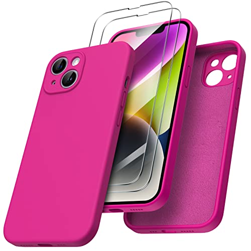 Coalbooliy Custodia Per iPhone 14 6,1'', Cellulare Nero Silicone Morbido Cover per telefono Aesthetic Modello Drago Disegni Protezione Fotocamera Antiurto Protettiva Case, 06