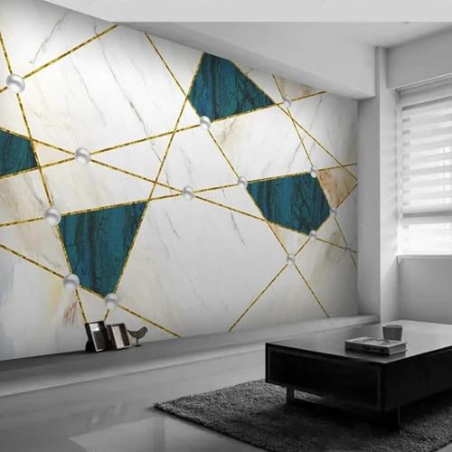 Peintures murales géométriques modernes | Décoration de salon - 2