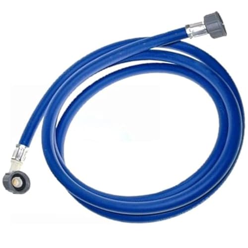 IBBAH Universal 2.5m Cold Water Inlet Pipe for Washing Machines Washing Machine Pipe and Dishwashers Extra-Long Washing Machine Hose Compatible with All Models