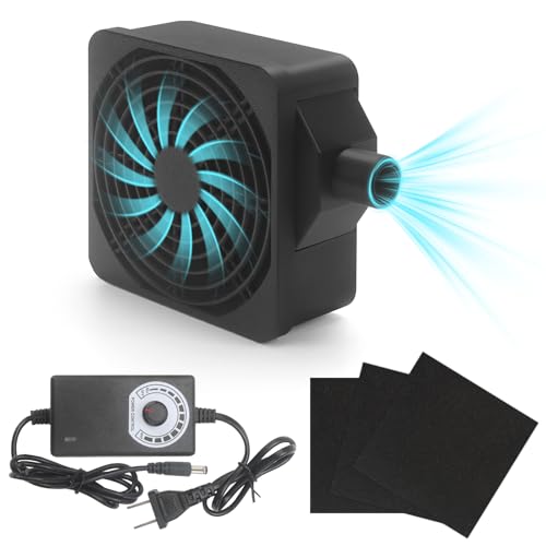 CPAP Hose Dryer with 10-Speed Adjustable Control - High-Efficiency CPAP Tube Fan for 15mm & 22mm Tubing Includes 3PCS Filter Pads - Essential CPAP Machine Cleaning Supplies Make Hoses Drying Quick