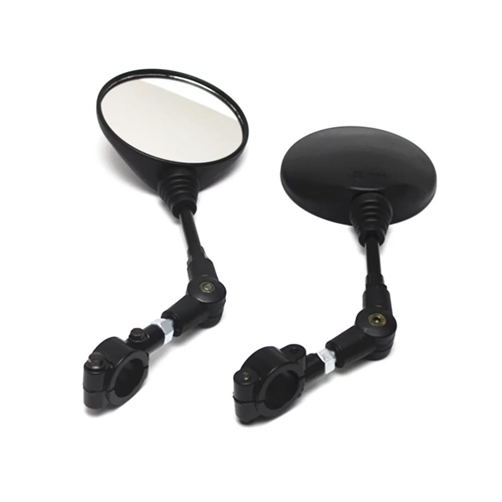 pour Ho&NDA pour Suz&uki pour Kawa&saki Moto Scooter Guidon Pliable Forme Ronde Rétroviseur Latéral Base Modifiée Rétroviseur Moto