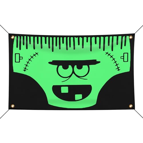 Creepy Pair Of Underwear Face Banner For College