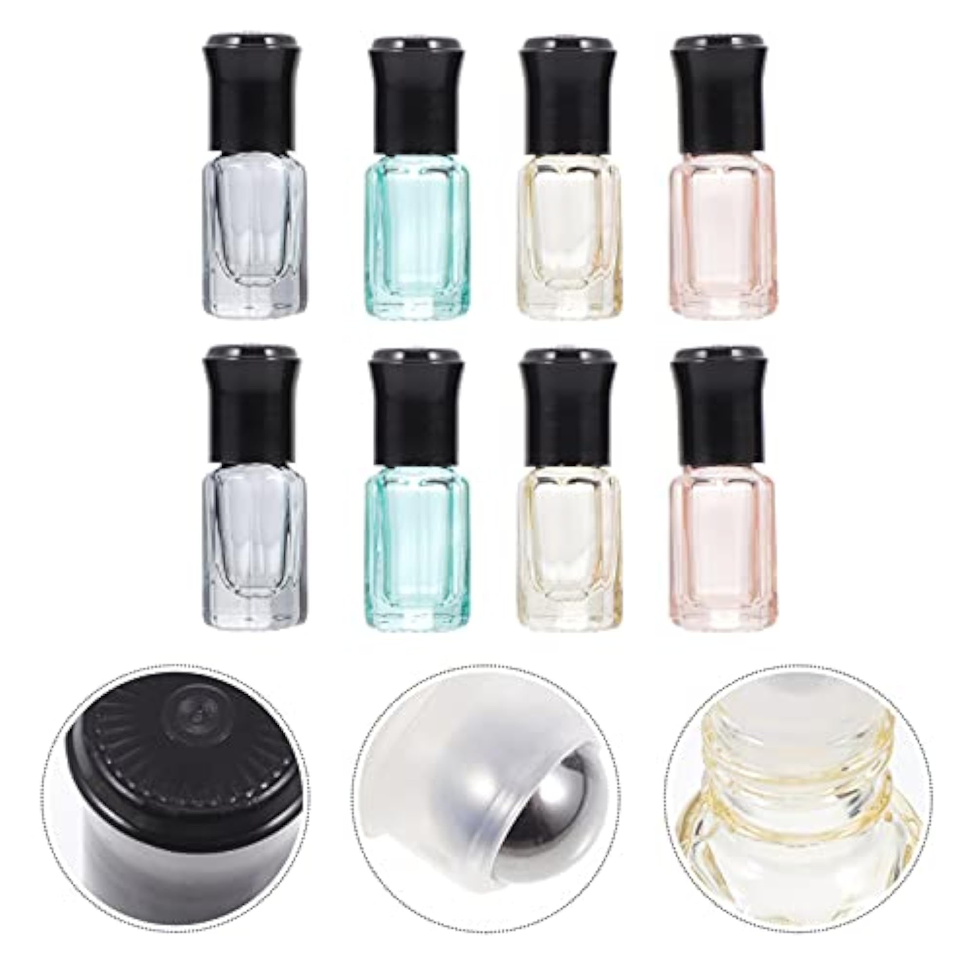 8pcs Empty Perfume Sample Bottles
