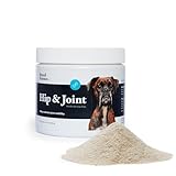 Hip and Joint Food Supplement for Dogs, Large Breeds- Glucosamine and Chondroitin Powder with Green Lipped Mussel - Pain, Inflammation Relief with Vitamins - Senior Health Supplies for Arthritis