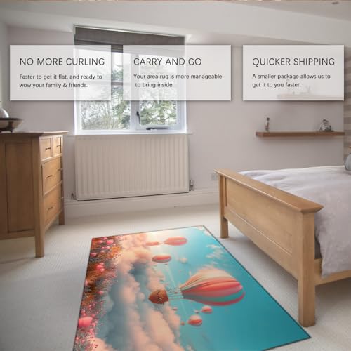Tapis de ballon lavable pour chambre d'enfant 150x240cm - 6
