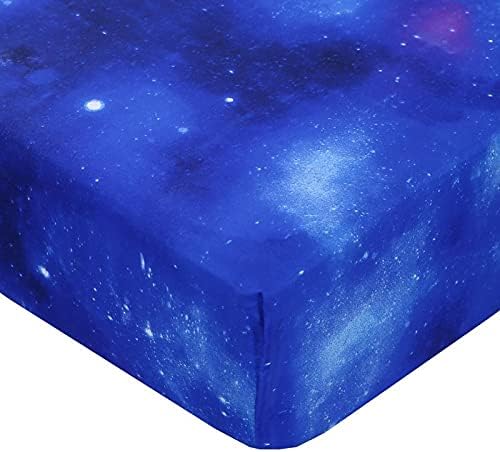 SDIII 4Pcs Blue Galaxy Bed Sheets Twin, Bed in a Bag Twin Sheet Set, Space Sheets for Girls, Boys,Teens and Kids, Cooling and Soft Bed Set on Amazon, Twin