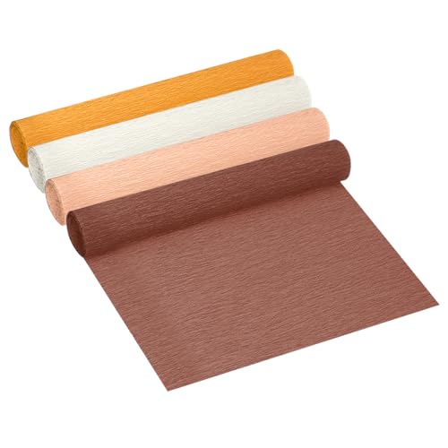 Papier crépon PATIKIL anticassure 4 rouleaux 10m pour habiller vos grands volumes de mariage sans raccord