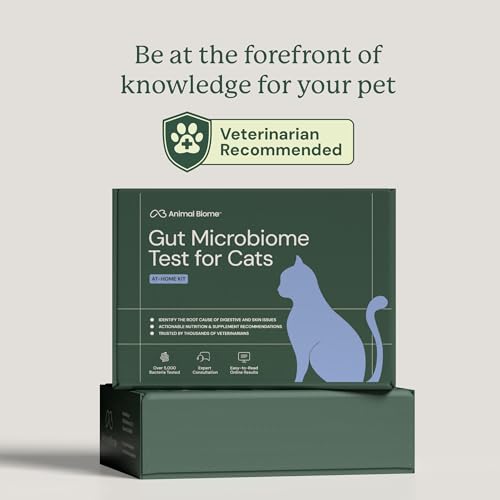 Image of AnimalBiome Cat Gut Health Microbiome Analysis Kit - Kitty Biome Gut Testing Kit, Feline Fecal Analysis for Digestive Issues, Diarrhea & Allergy Insights w /Personalized Report (Cats Outside US)