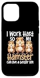 Photo Gallery custodia per iphone 15 pro hamster hammy pet - lavoro duro così il mio criceto Photo Gallery custodia per iphone 15 pro hamster hammy pet - lavoro duro così il mio criceto