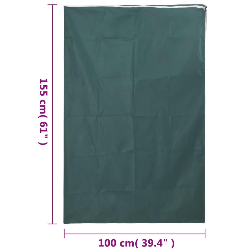 vidaXL Kaptury ochronne z suwakiem, 4 szt., 70 g/m², 1x1,55 m