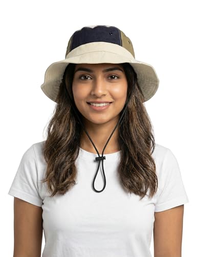 Image of Venzina Bucket Hat for Men Hat Cap for Men UPF 50+ Packable Lightweight Waterproof Sun Hat for Women Cycling Hiking Travel Round Cap Daily Use