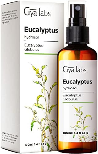 Gya Labs Eucalyptus Spray for Sinus Relief and Skin Care - Air Freshener Room Spray To Purify Air - Face Mist Spray for Tired and Dry Skin - 100 Pure and Unrefined Eucalyptus Oil Spray - 100ml