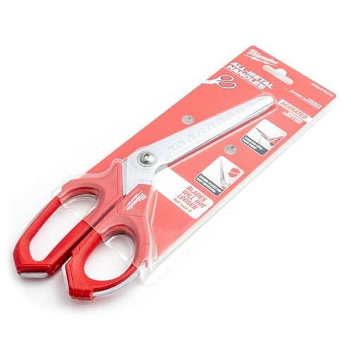 Milwaukee 48-22-4047 Jobsite Offset Scissors 9.3 in OAL Steel Blade Loop Handle