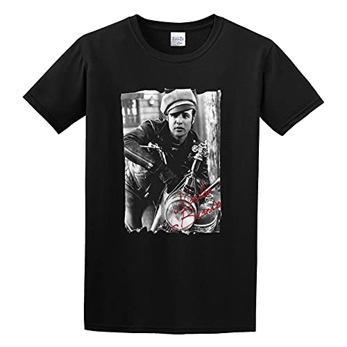 Marlon Brando Celebrity T-Shirt Black Mens Tees L