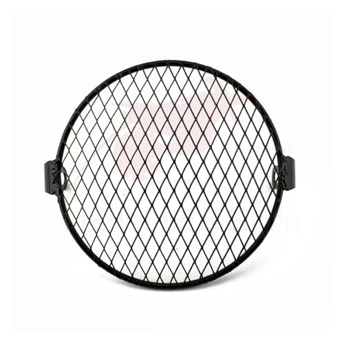 Grille de phare moto universelle 6.5 protection acier anti-choc diamond