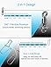 Facikono Fishing Swivels Snaps Set, Rolling Bearing Swivel with Duo Lock Snap Connector for Saltwater Freshwater Fishing