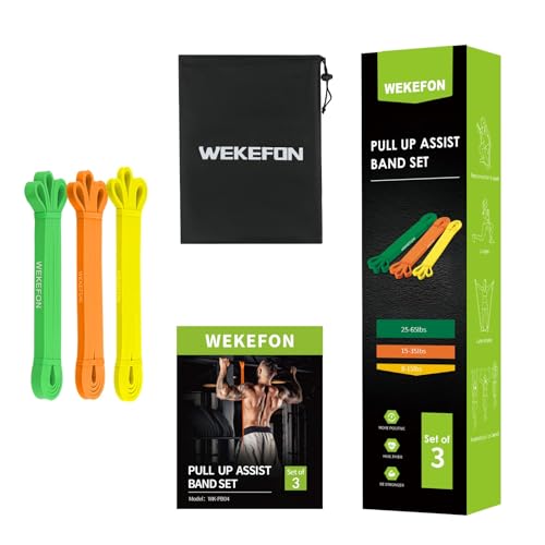 Image of Resistance Bands Set, Pull Up Assist Bands - Stretch Resistance Band - Mobility Band Powerlifting Exercise Bands for Resistance Training, Physical Therapy, Home Workouts