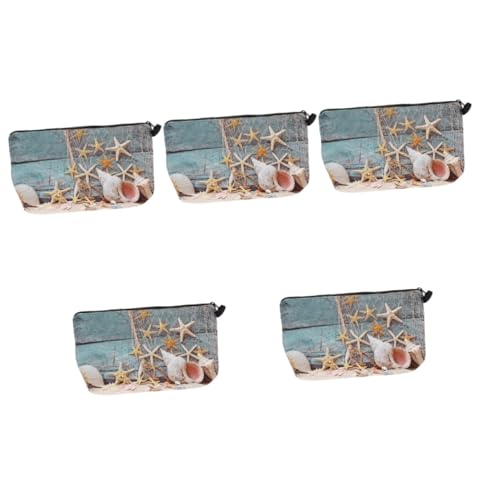 Pochette de maquillage imprimé étoile de mer pour vos escapades d'été