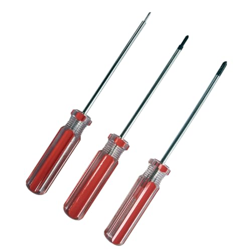 Uacen Tri-Wing Lot de 3 tournevis d'accordage fin en Y avec points magnétiques et pointes Y000 (1,5 mm) Y00 (2 mm) Y0 (3 mm)