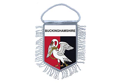 Fanion Mini Drapeau Voiture Decoration Souvenir Blason Anglais Leicestershire Fr