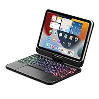 Amazon | 360°回転 iPad mini 7 キーボードケース タッチパッド