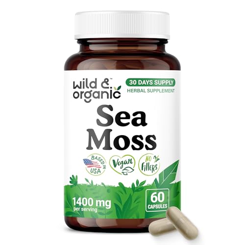 Wild & Organic Sea Moss + Bladderwrack Capsules (60 ct)