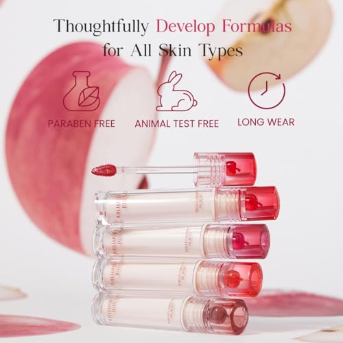 Image of CLIO Crystal Glam Tint, Glossy Lip Tint with Glass-Like Shine, Lightweight Buildable Lip Stain, Long-Lasting Color, Non-Sticky, Korean Lip Tint, Safe for Sensitive Lips (016 LUXURY MAUVE RUBY)