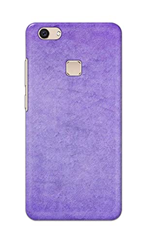 Image of Plain Purple Hard Back Case Cover for Vivo V7 Plus /Vivo Y79 / Vivo Z10 (5.99 inch) Back Cover -(J5) VNS2226