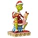 Enesco Dr. Seuss The Grinch by Jim Shore Cindy and Max Figurine, 7.09 Inch, Multicolor