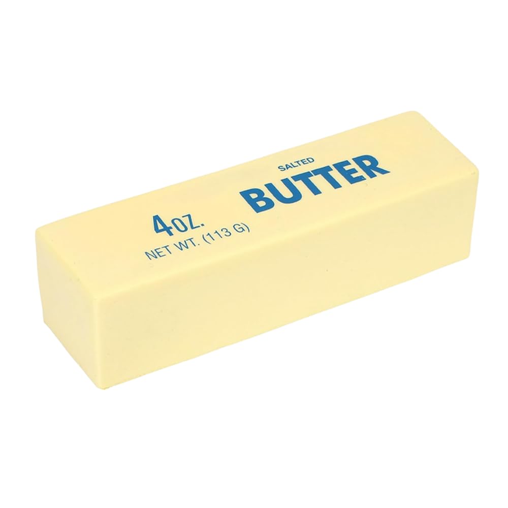 Butter Squishy Toy for 3+ Years Kids, Cute Squishy Butter, Fun Soft Squeeze Butter Bar, Sensory Fidget Stress, Easter Basket Stuffers, Gift for Boys & Girls (Yellow)