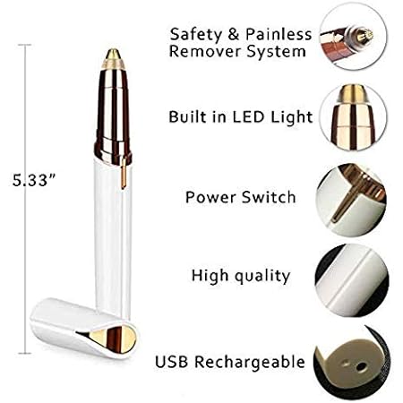 finishing touch flawless brows eyebrow hair remover blush