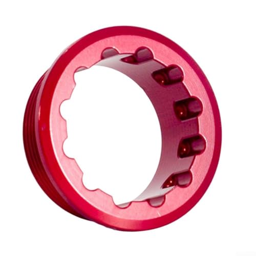 Couvercle de verrouillage de roue libre robuste pour corps de moyeu MS pour M6100 M7100 8100 optimise la connexion des composants de vélo (rouge)