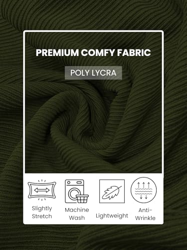 Image of GRECIILOOKS Women's High Waist Tailored Shorts | Ribbed Poly Lycra Blend Summer Shorts with Pockets & Button Closure | Elegant Folded Hem Casual Wear for College, Brunch & Daily Outings