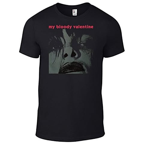 My Bloody Valentine Feed Me with Your Kisses Band T-Shirt Album CD Artwork Image Cover & Logo Indie Tee Print B Black Cover