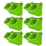  Hotaden Auto riego de jardín Vertical Bolsillo de la Pared de la Maceta Colgante al Aire Libre Titular de Pared para la decoración de Interior y al Aire Libre 6PCS