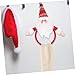 Toyvian Christmas Towel Storage Multi-use Towel Hanging Tool for Bathroom and Kitchen Lightweight Christmas Tree Decoration and Cloth Material Space-Saving Design