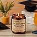 GSPY Graduate Candle - PhD Graduation Gifts, Doctorate Degree Gifts for Women, Men - Funny Dissertation, Congratulations Grad, 2025 Graduation Present for Him, Her, Doctoral Graduates, PhD Student