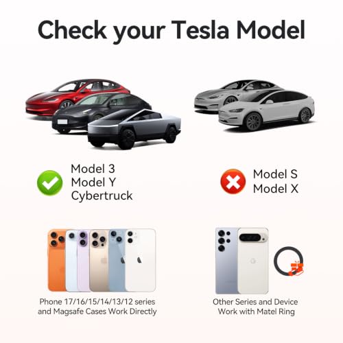Pipiboo Tesla Magnetic Phone Mount for Screen - image 2