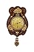 ThreeStar Vintage Wall Clock with Pendulum