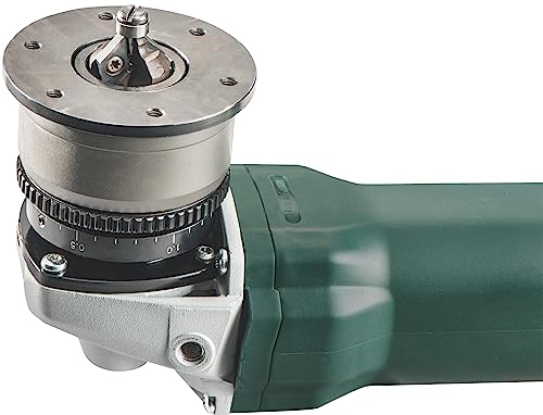 Image of Metabo 1 /8-Inch Variable Speed Chamfer /Radius Beveling Tool, 4,500-11,500 RPM, 8.0 Amp w /Lock-on, Electronics, KFM 9-3 RF, 601751750, Green