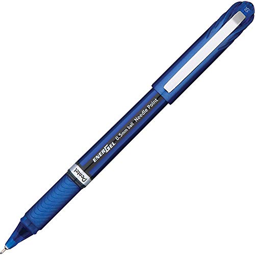 Pentel Energel Nv Gel Ink Pen, (0.5Mm), Fine Point Capped, Needle Tip, Blue Ink, Box Of 12 (Bln25-C) #TOP1