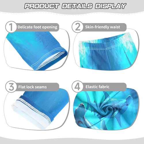 Toddler Girls Leggings Printed Yoga Pants Leggings Sea Sharks for Kids3