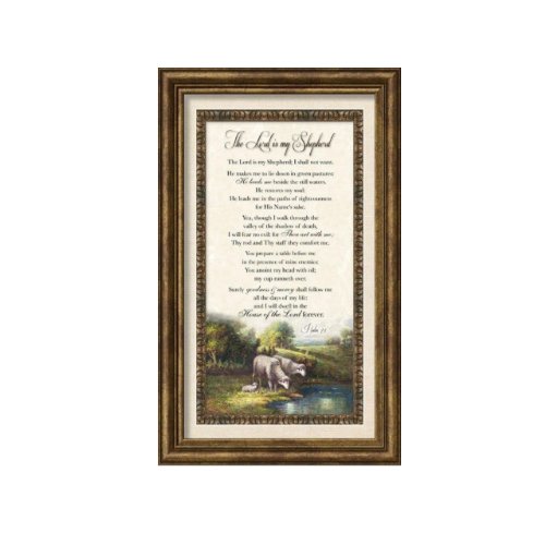 Carpentree 12136 Psalm 23 Classic Framed Art