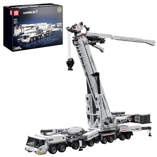 Mould King Technology Blocs De Construction De Grue De Camion Télécommandée Grand Camion-Grue Mécanique pour Adultes Et Enfants De 14 Ans Et Plus (8506...